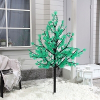 Светодиодное дерево «Зелёный клён» 1.5 м, 600 LED, постоянное свечение, 220 В, свечение белое Светодиодное дерево «Зелёный клён» 1.5 м, 600 LED, постоянное свечение, 220 В, свечение белое