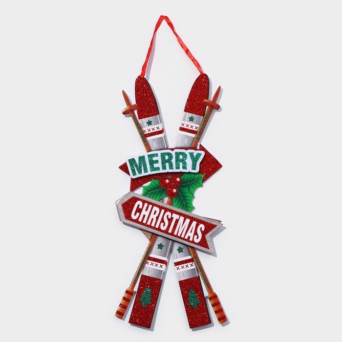 Декоративное украшение (подвеска) Декоративное украшение (подвеска) "Лыжи" 42,5х17