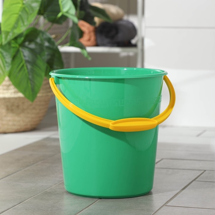 Ведро с мерной шкалой, 10 л, МИКС Ведро с мерной шкалой, 10 л, МИКС