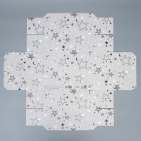 Коробка подарочная складная, упаковка, &laquo;Звёзды&raquo;, 21 х 15 х 7 см