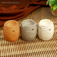 Аромалампа керамика "Текстура" МИКС 8х6,5х6,5 см Аромалампа керамика "Текстура" МИКС 8х6,5х6,5 см