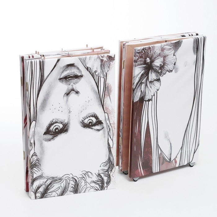 Ширма "Роковые девушки", 200 х 160 см (сборная)