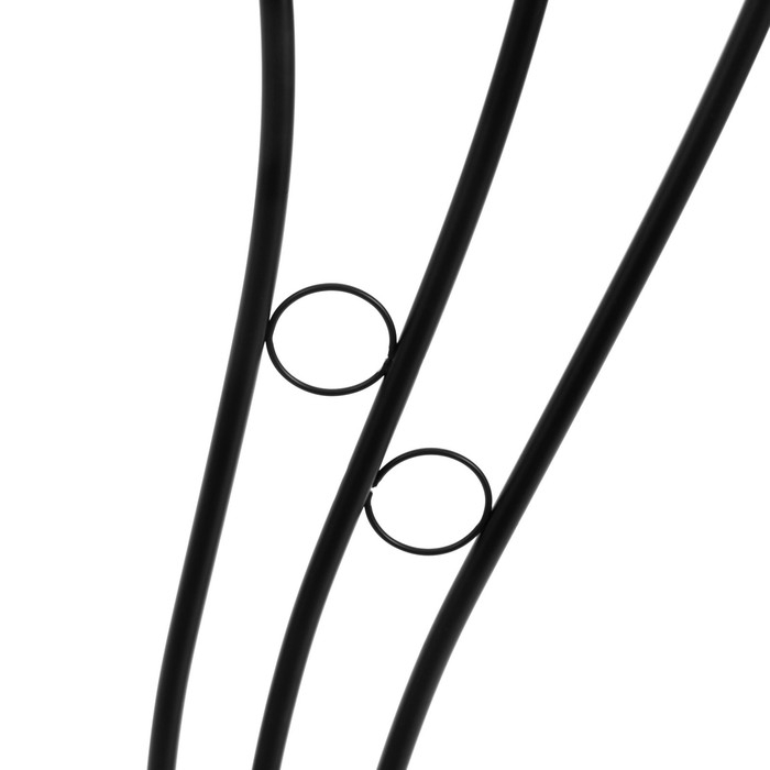 Торшер "Айрис" 3хЕ27 15Вт черно-фиолетовый h.167 см