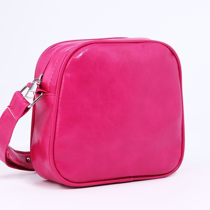 Сумка кросс-боди на молнии, цвет розовый