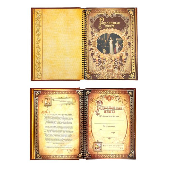 Родословная книга &laquo;История семьи&raquo;, 27 листов, 24.5 х 29.2 см