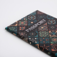 Обложка для паспорта, цвет зелёный Обложка для паспорта, цвет зелёный