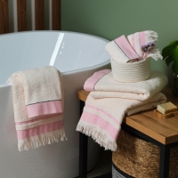 Полотенце махровое LoveLife &laquo;Муссон&raquo; 70х120 см, розовый, 100% хлопок, 500 гр/м2