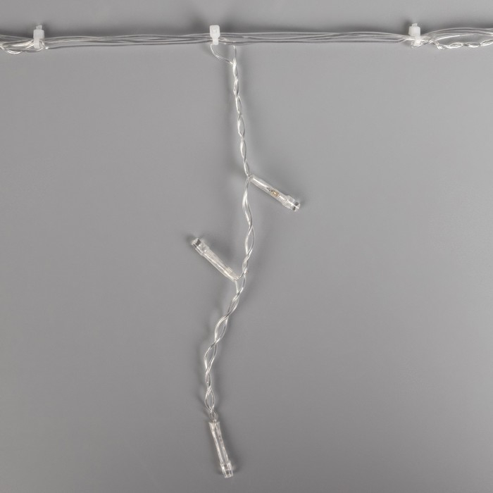 Гирлянда &laquo;Бахрома-арка&raquo; 1 &times; 1 м, IP20, прозрачная нить, 126 LED, свечение тёплое белое, 8 режимов, 220 В