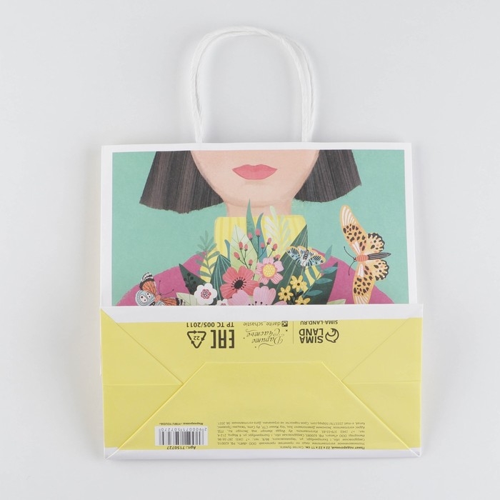 Пакет подарочный, упаковка, «Весна», 22 х 22 х 11 см Пакет подарочный, упаковка, «Весна», 22 х 22 х 11 см