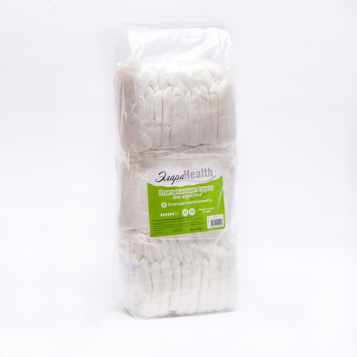Подгузники-трусики для взрослых, элара HEALTH - M, 30 шт. Подгузники-трусики для взрослых, элара HEALTH - M, 30 шт.