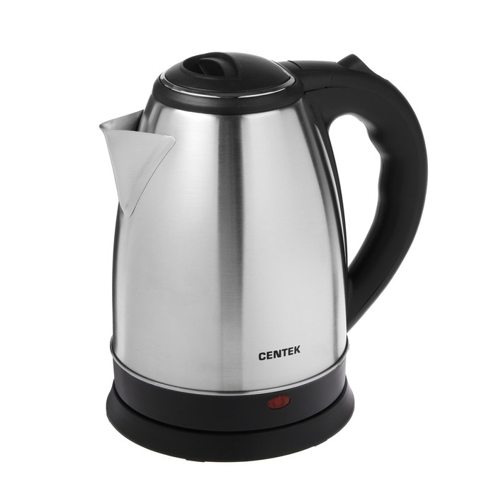 Чайник электрический Centek CT-1068, металл, 2 л, 2000 Вт, серебристый Чайник электрический Centek CT-1068, металл, 2 л, 2000 Вт, серебристый