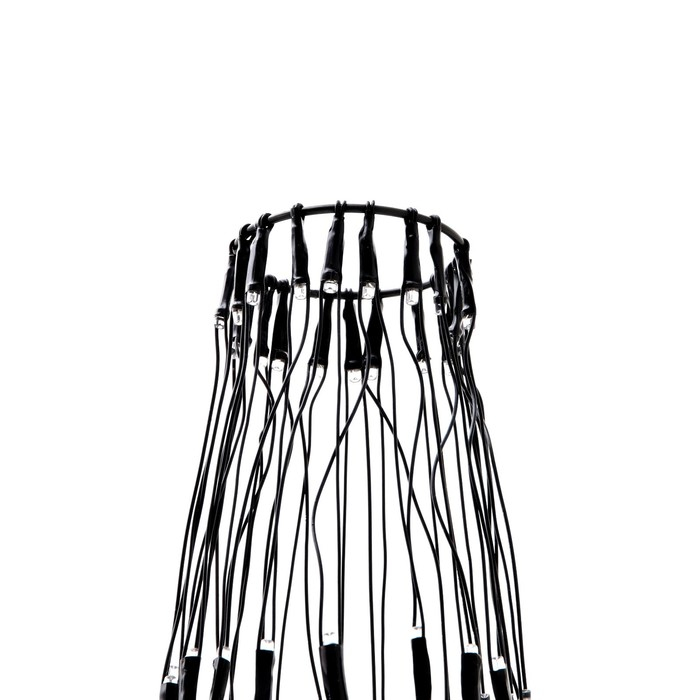 Гирлянда &laquo;Сеть&raquo; d=1.8 м с кольцом на ёлку, IP20, тёмная нить, 224 LED, свечение мульти, 8 режимов, 220 В