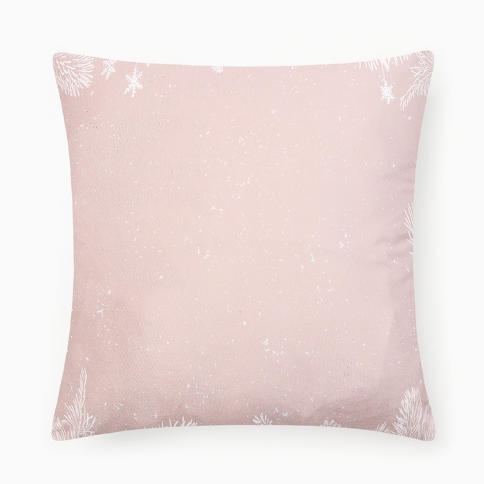 Новый год. Чехол на подушку Этель Новый год. Чехол на подушку Этель "Морозный узор" 40х40см,100% п/э
