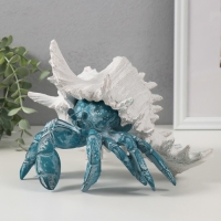 Сувенир полистоун "Коралловый риф. Краб в ракушке" 23,5х23,5х17,8 см Сувенир полистоун "Коралловый риф. Краб в ракушке" 23,5х23,5х17,8 см