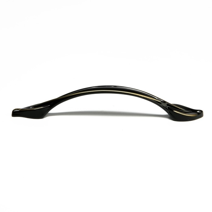 Ручка-скоба CAPPIO RSC025, м/о 128 мм, цвет черно-золотой