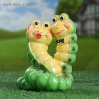 Садовая фигура "Гусеницы" 21х16х15см Садовая фигура "Гусеницы" 21х16х15см