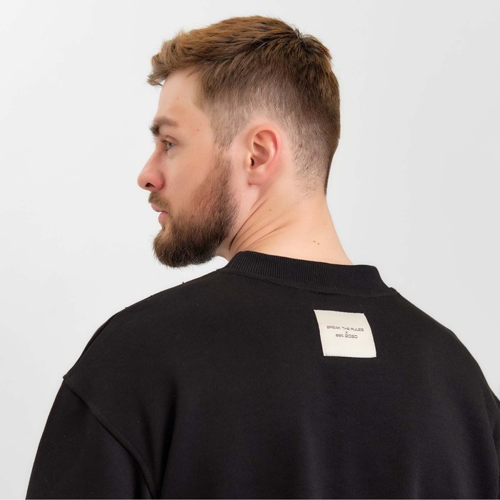 Толстовка мужская MIST Men's casual размер 56, черный