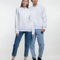 Бомбер Graduate, белый, размер XL