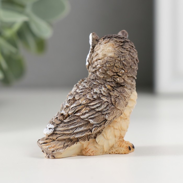 Сувенир полистоун "Серая сова" МИКС 2,3х4,3х4,5 см