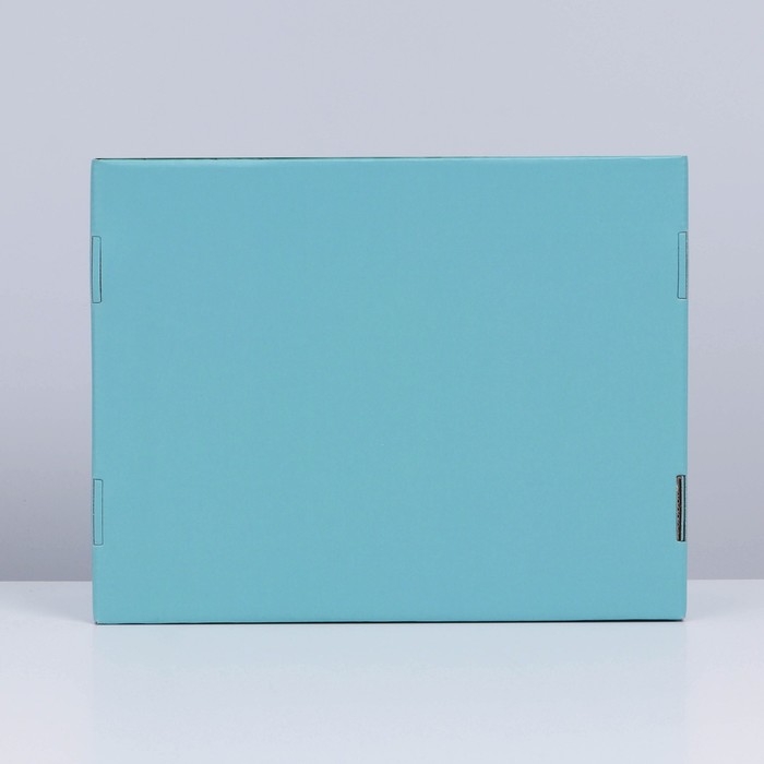 Коробка подарочная складная, упаковка, &laquo;Тиффани&raquo;, 27 х 21 х 9 см