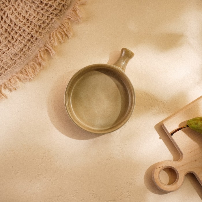 Кокотница фарфоровая SL Home «Песчаный бриз», 17×13,3 см, цвет бежевый Кокотница фарфоровая SL Home «Песчаный бриз», 17×13,3 см, цвет бежевый