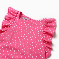 Платье для девочки, цвет розовый/капли, рост 116 см Платье для девочки, цвет розовый/капли, рост 116 см