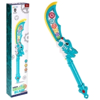 Меч «Глефа», с шестерёнками, световые и звуковые эффекты, работает от батареек, цвет МИКС Меч «Глефа», с шестерёнками, световые и звуковые эффекты, работает от батареек, цвет МИКС