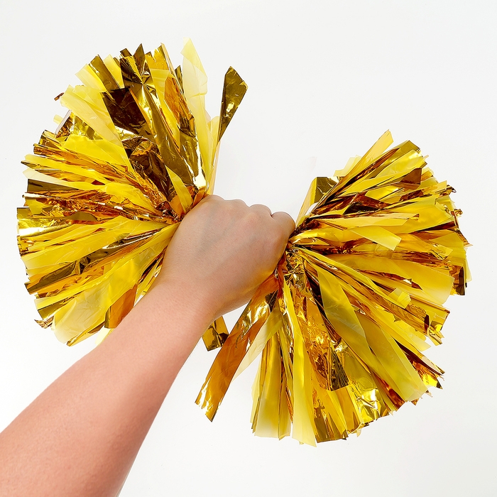 Помпон 1шт, цвет золото Помпон 1шт, цвет золото