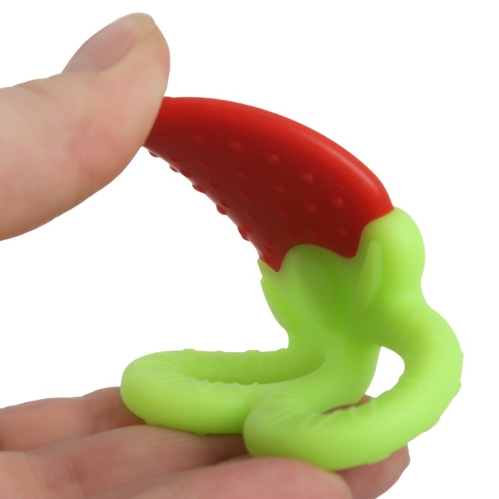 Прорезыватель силиконовый «Клубничка», Крошка Я Прорезыватель силиконовый «Клубничка», Крошка Я