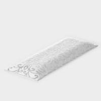 Блюдо стеклянное Доляна &laquo;Бухара&raquo;, 36,5&times;15 см, цвет белый