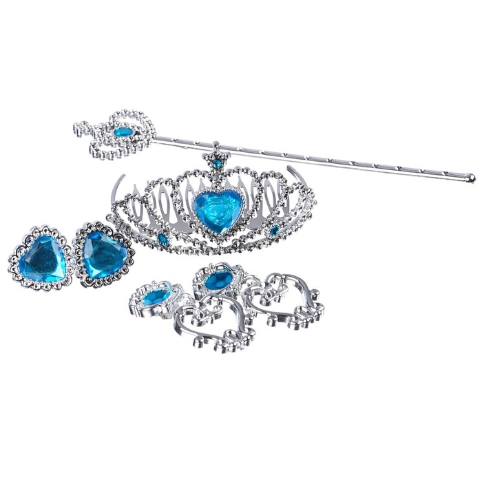 Подарочный набор первоклассника, 9 предметов (с короной), Холодное сердце