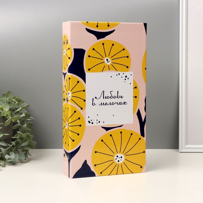 Фотоальбом на 300 фото 10х15 см Фотоальбом на 300 фото 10х15 см "Жёлтые цветы" крафт 33,5х17,5х5 см