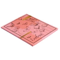 Дневник для 5-11 классов, "Волшебные бабочки", твердая обложка 7БЦ, матовая ламинация, тиснение фольгой, 48 листов