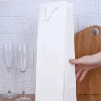 Пакет под бутылку Vindemia, белый