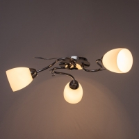 Люстра "Джил" 3х60Вт Е27 Хром 58х58х22см Люстра "Джил" 3х60Вт Е27 Хром 58х58х22см