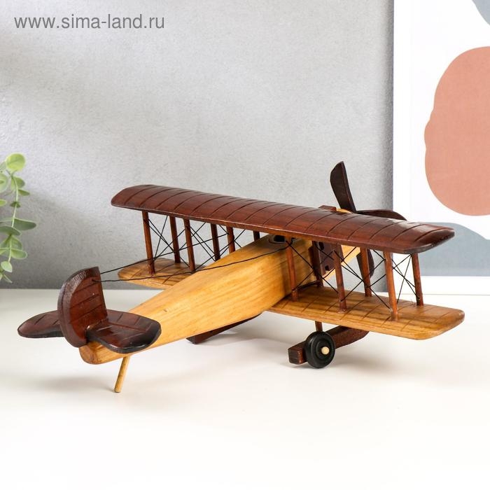Сувенир дерево "Ретро. Самолет" МИКС 11,5х35,5х30 см