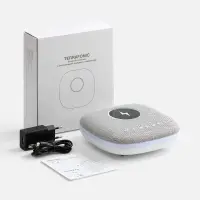 Bluetooth-колонка с беспроводной зарядкой и подсветкой Terrafonic, серая Bluetooth-колонка с беспроводной зарядкой и подсветкой Terrafonic, серая