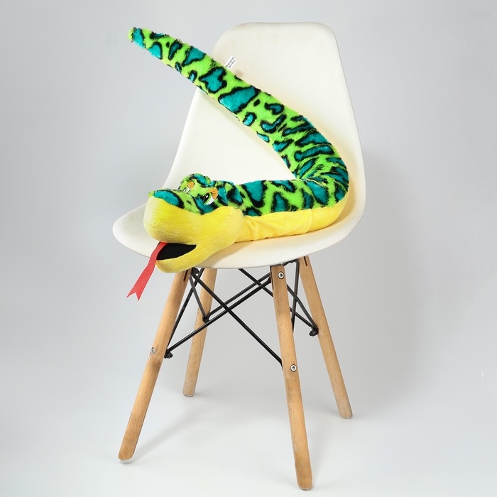 Мягкая игрушка &laquo;Змея&raquo;, 112 см , цвет зелёный