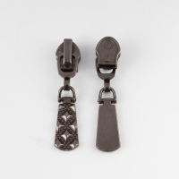 Бегунок автоматический для молнии &laquo;Спираль&raquo;, №7, 10 шт, цвет никель