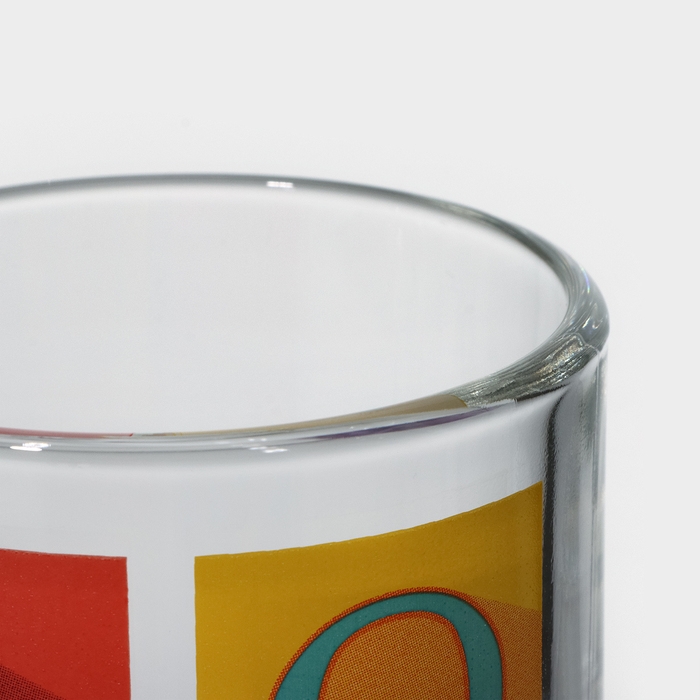 Кружка стеклянная &laquo;Фитнес&raquo;, 320 мл, рисунок МИКС