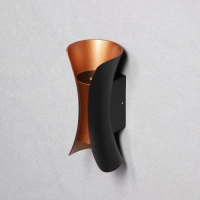 Светильник фасадный «Элегант», FSD-090, 6 Вт, 3000К, IP65, 220 В, металл, черно-золотистый 1008543 Светильник фасадный «Элегант», FSD-090, 6 Вт, 3000К, IP65, 220 В, металл, черно-золотистый 1008543