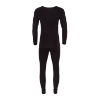 Термобельё мужское (джемпер, кальсоны), цвет чёрный, размер 46