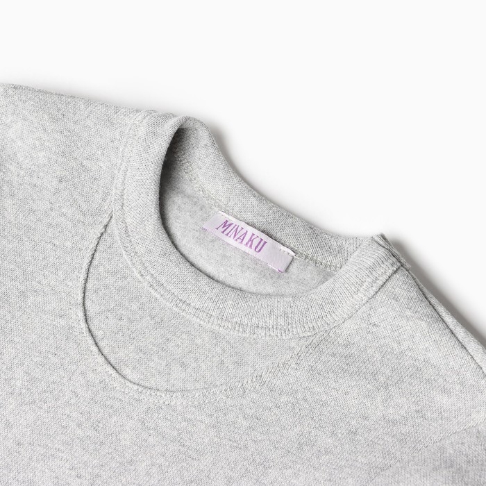 Термобелье для мальчика (лонгслив, легинсы) цвет серый меланж, рост 134 Термобелье для мальчика (лонгслив, легинсы) цвет серый меланж, рост 134