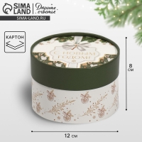 Коробка подарочная &laquo;С Новым годом&raquo;, 12 х 8 см, Новый год