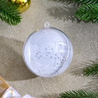 Ёлочное украшение под раскраску «Пингвин» размер: 8 см; 2 шт., кисть Ёлочное украшение под раскраску «Пингвин» размер: 8 см; 2 шт., кисть