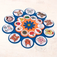 Дидактическая игра "Кто что ест", фетр — 2 мм Дидактическая игра "Кто что ест", фетр — 2 мм