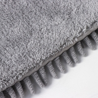 Насадка для плоской двусторонней швабры Доляна, 40&times;14 см, микрофибра, букли, цвет МИКС