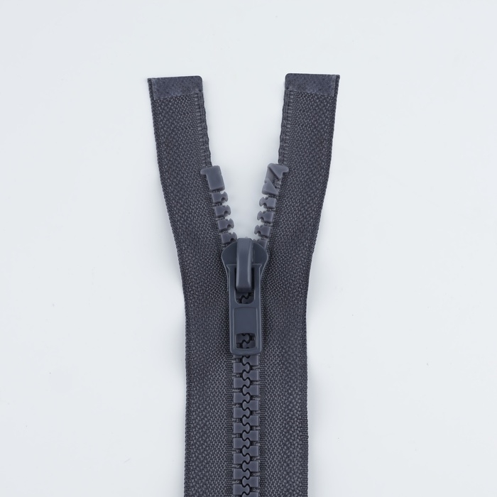 Молния &laquo;Трактор&raquo;, №8, разъёмная, замок автомат, 90 см, цвет тёмно-серый