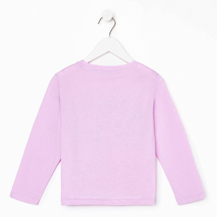 Футболка с длинным рукавом Stars, Disney, рост 98-104, лиловый