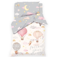 Комплект постельного белья "Этель" 1,5 сп Follow your dream 143х215 см, 150х214 см, 50х70 см -1 шт, 100 % хлопок Комплект постельного белья "Этель" 1,5 сп Follow your dream 143х215 см, 150х214 см, 50х70 см -1 шт, 100 % хлопок